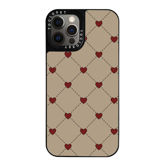 Blissful Hearts Designer iPhone 12 Pro Max Case Cover