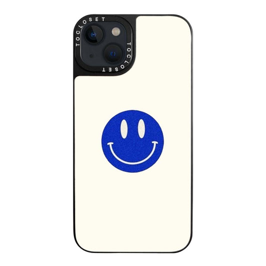 Blue Smile Designer iPhone 15 Plus Case Cover