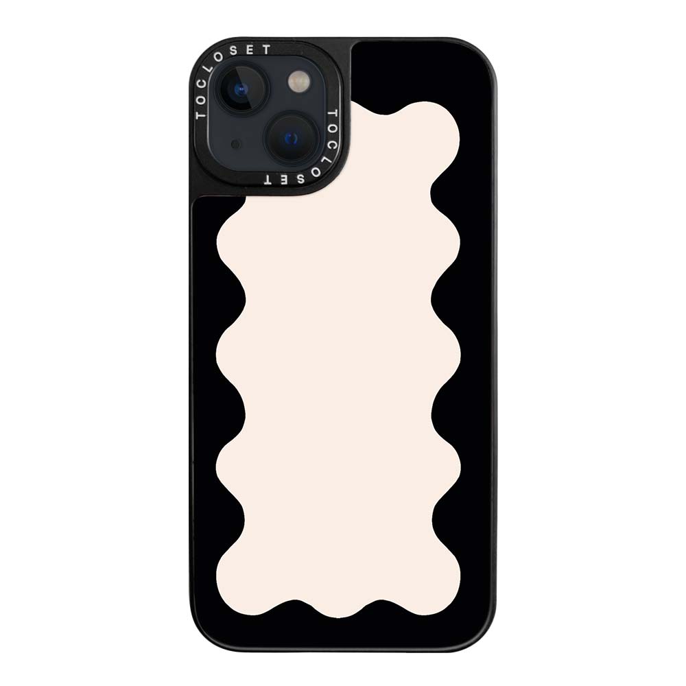 Wavy Border Designer iPhone 13 Mini Case Cover