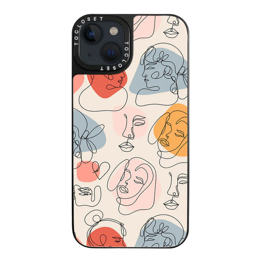 Faces Designer iPhone 14 Case Cover