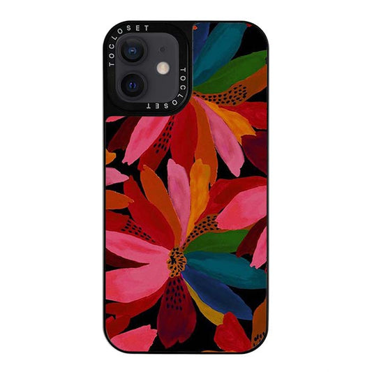 Petal Splash Designer iPhone 12 Case Cover