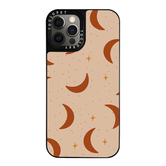Half Moon Designer iPhone 12 Pro Case Cover