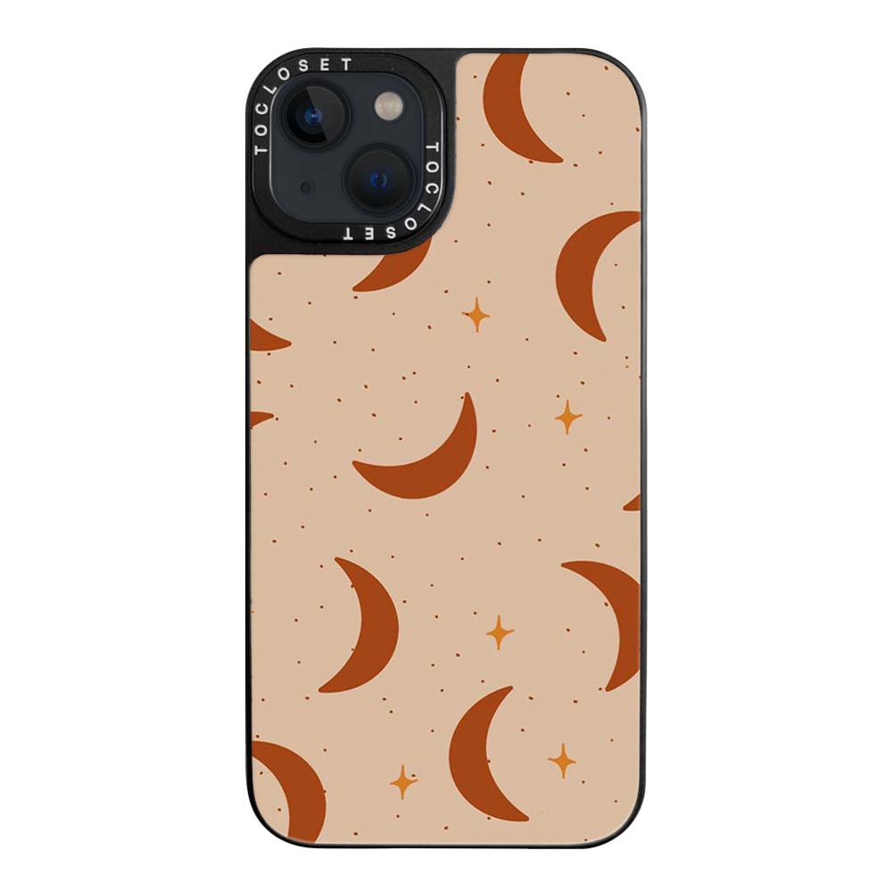 Half Moon Designer iPhone 13 Mini Case Cover