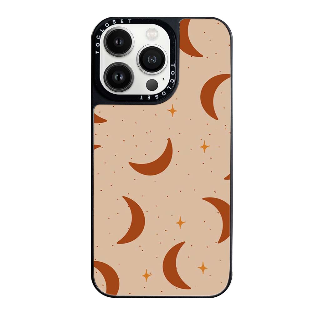 Half Moon Designer iPhone 15 Pro Case Cover