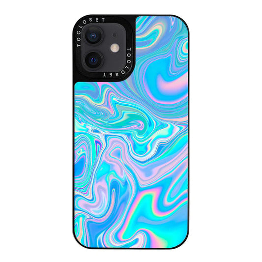 Holographic Designer iPhone 12 Case Cover