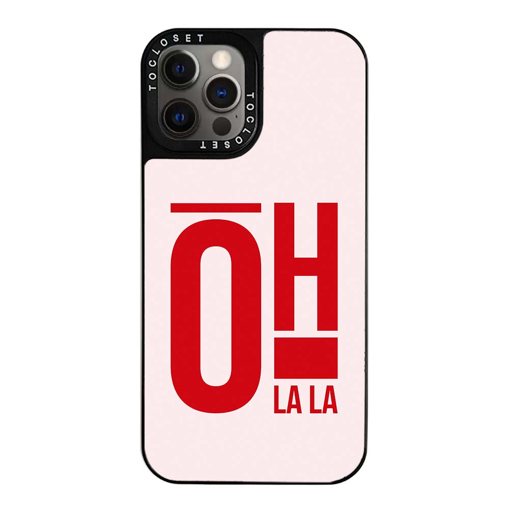 Oh La La Designer iPhone 12 Pro Case Cover