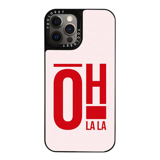 Oh La La Designer iPhone 12 Pro Max Case Cover