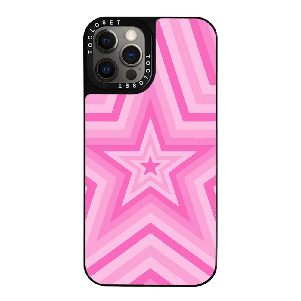Pink Stars Designer iPhone Case Cover