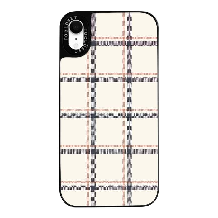 Plaid Designer iPhone XR Case Cover