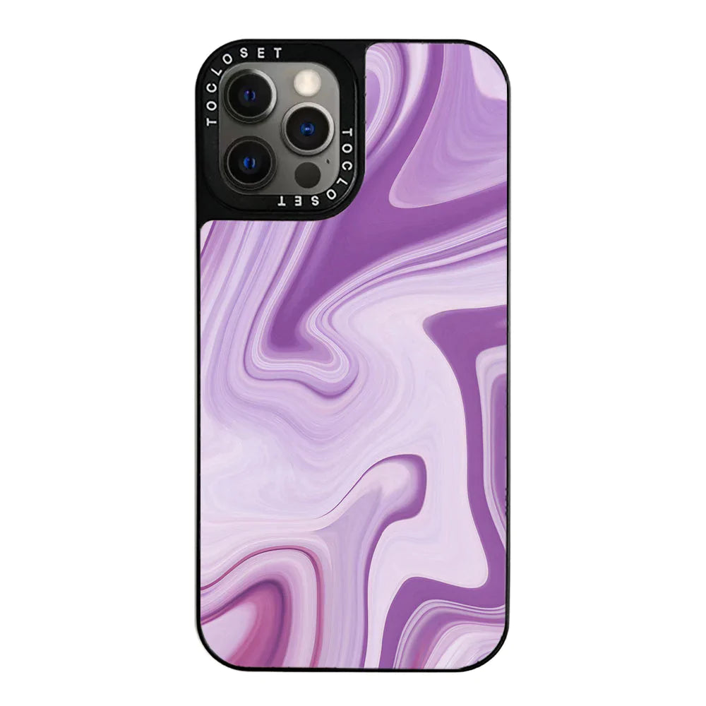 Purple Dreams Designer iPhone 12 Pro Max Case Cover