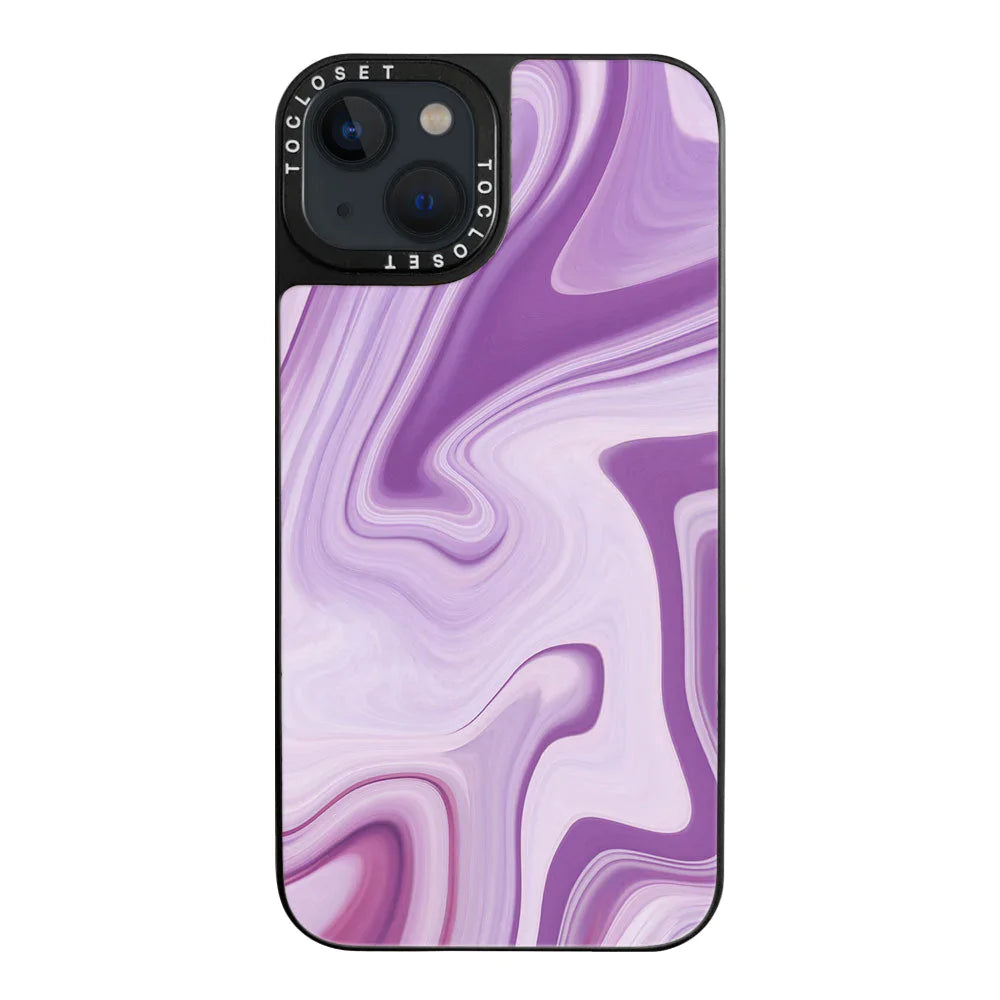 Purple Dreams Designer iPhone 15 Plus Case Cover