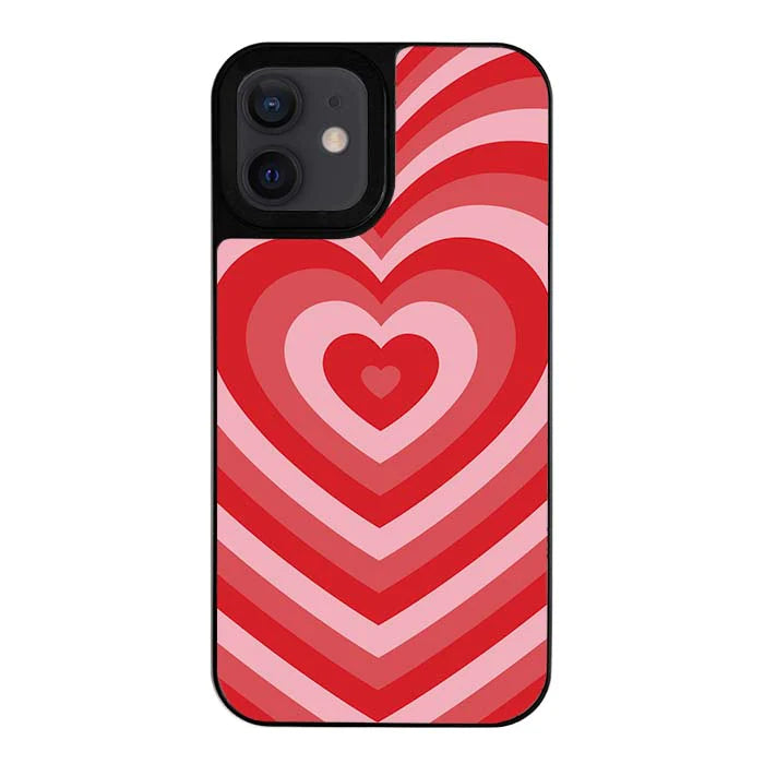 Red Hearts Designer iPhone 12 Mini Case Cover