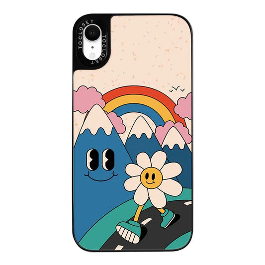 Walking Daisy Designer iPhone XR Case Cover