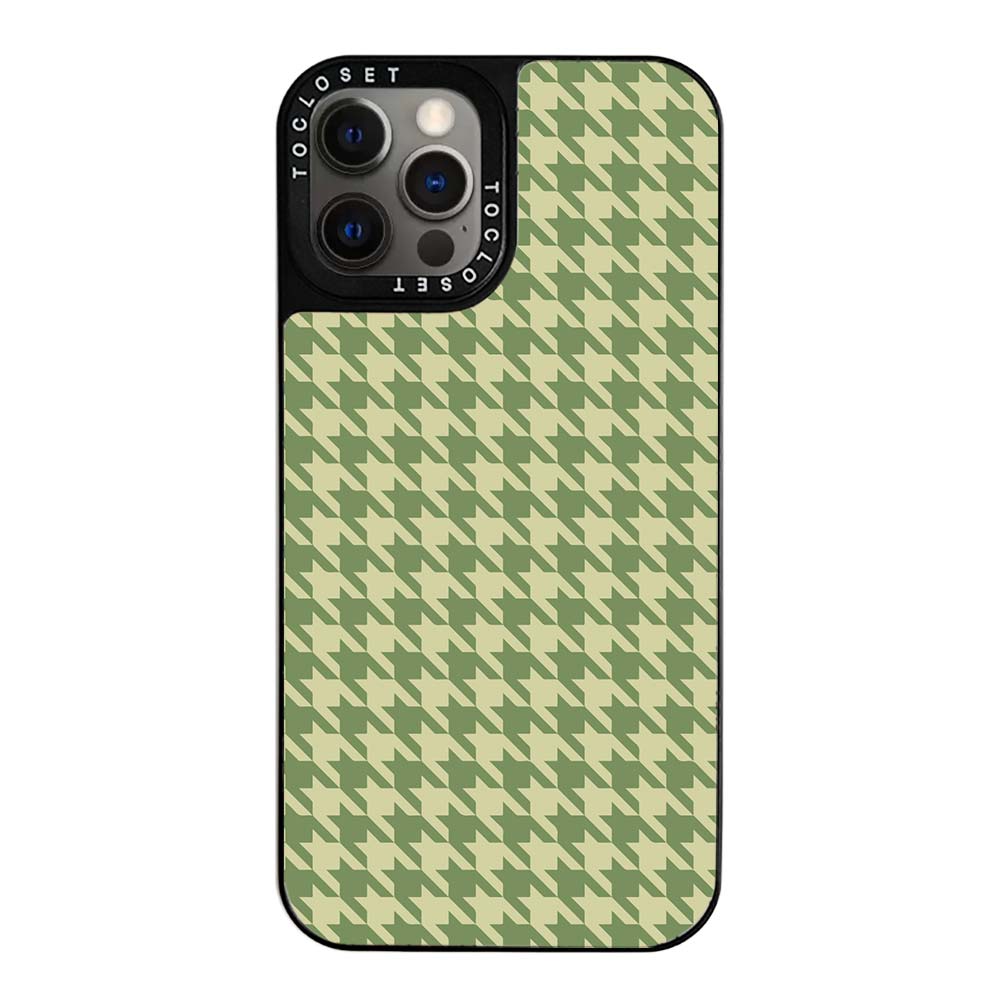 Houndstooth Designer iPhone 12 Pro Case Cover