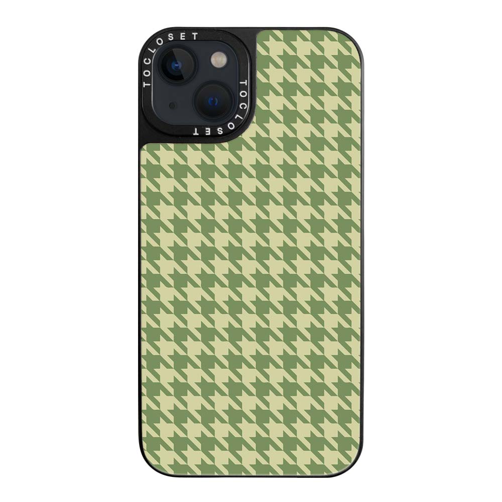 Houndstooth Designer iPhone 13 Mini Case Cover