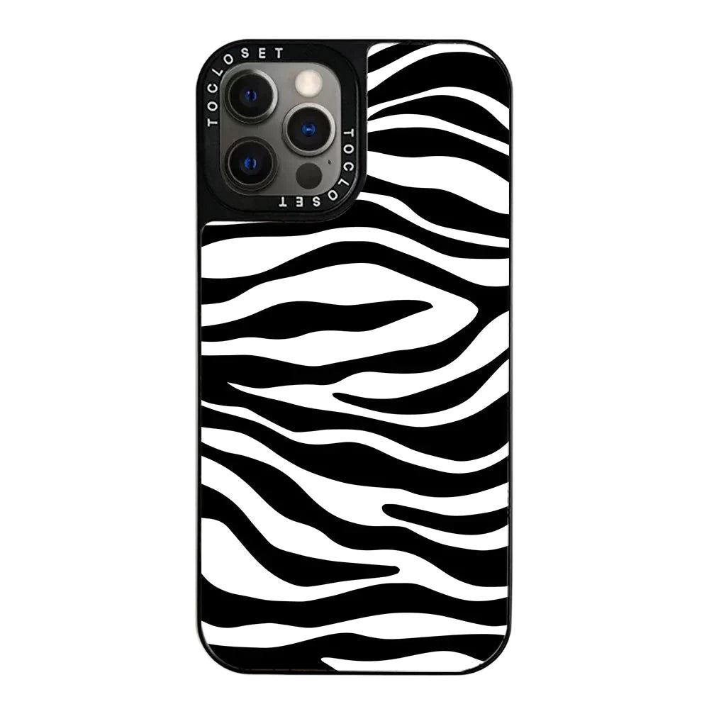 Zebra Designer iPhone 12 Pro Max Case Cover