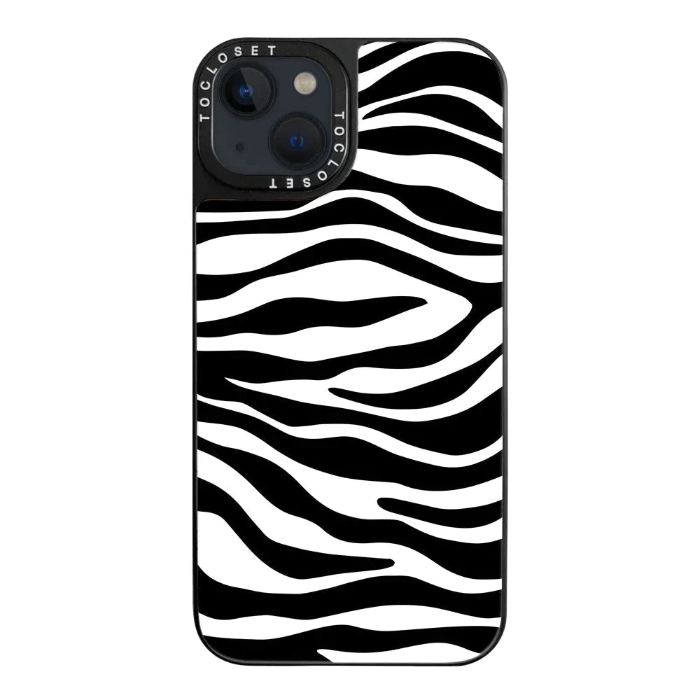 Zebra Designer iPhone 15 Plus Case Cover