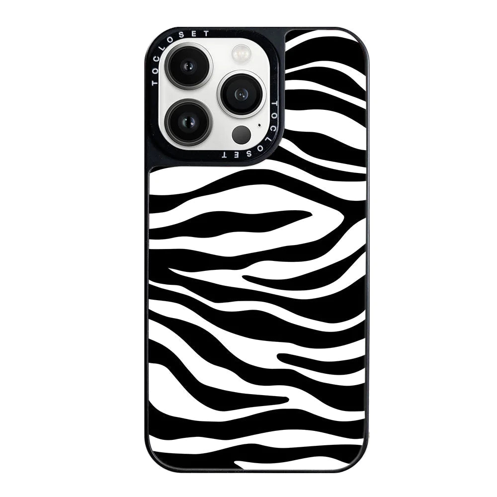 Zebra Designer iPhone 15 Pro Case Cover